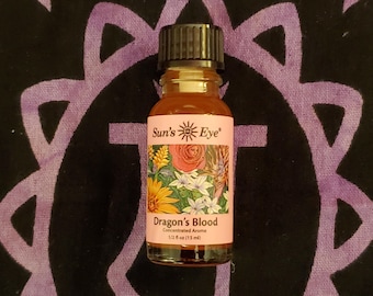 Dragon’s Blood Spiritual Oil – 1/2 oz Ritual Anointing Oil for Power, Protection & Manifestation