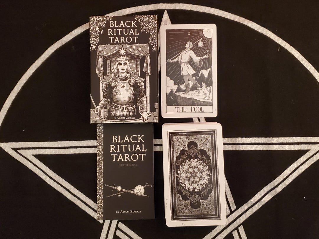 Black Ritual Tarot - Etsy