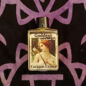 Goddess Spiritual Oil – 1/2 oz Ritual Anointing Oil for Empowerment, Intuition & Divine Connection