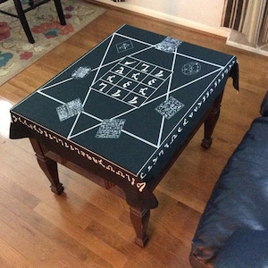 Enochian Holy Table of Practice Altar Cloth