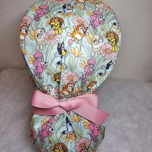 Blue Dog Surgical Scrub Cap, Food Service Cap, Dentist Cap, Hygienist,  Nutritionist,  Funny Cap, Cute Cap, Animal, Surgeon