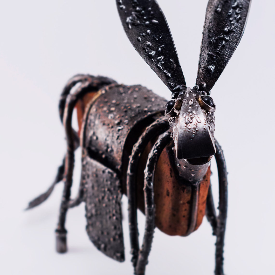 Metal donkey Animal art unique gift for any occasion Etsy