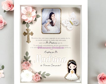 First communion Proposal Shadow Box - Caja de Sombra de Propuesta de primera comunión