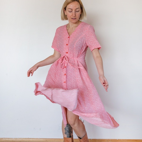 EVELYN QUINN | RETRO A-LINE SUMMER DRESS main image 1