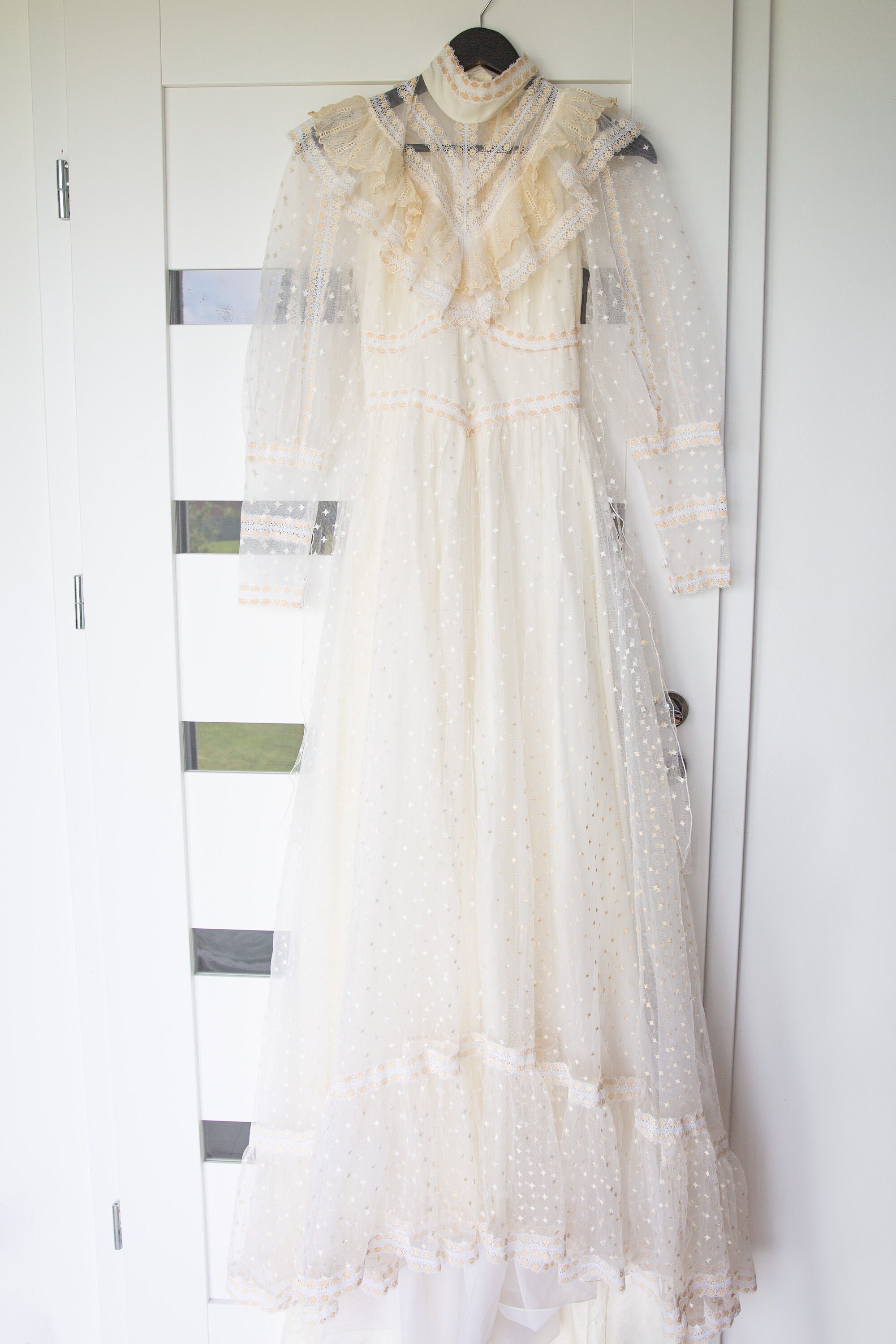 Vintage Wedding Dress Celestial - Etsy UK
