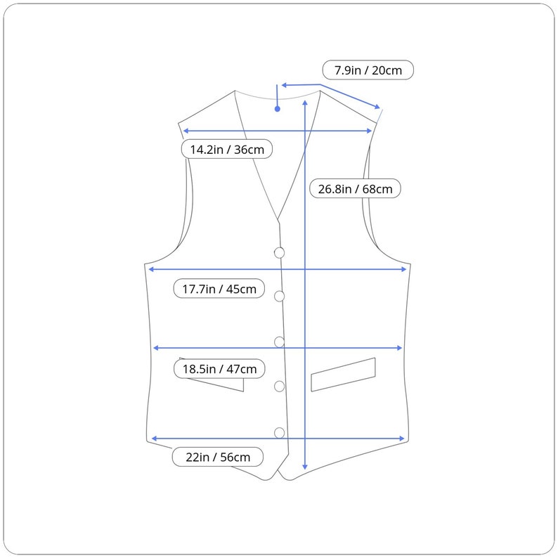 waistcoat measurements