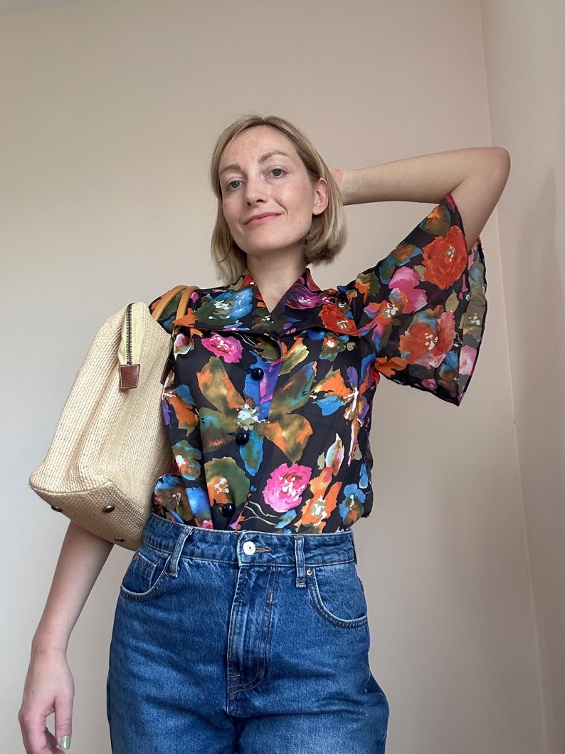 Vintage Romantic Floral Shirt