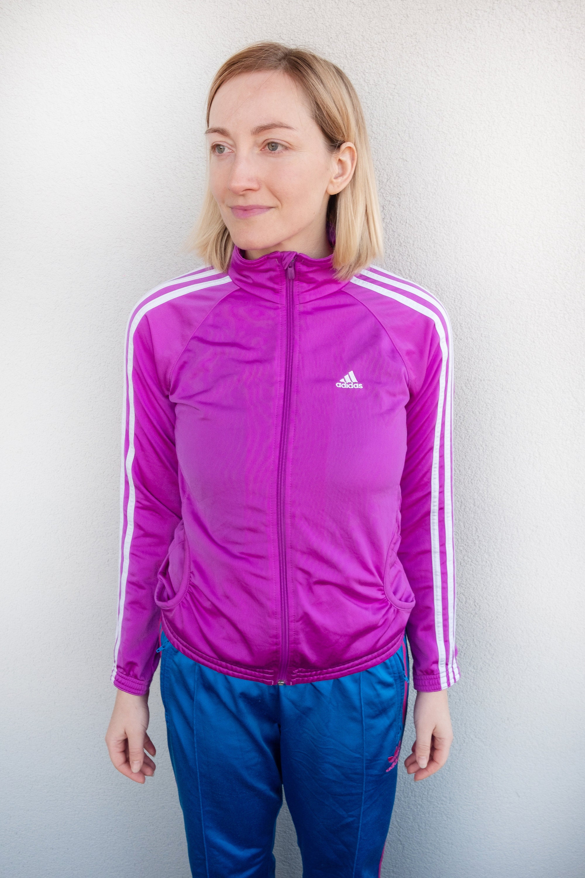 Adidas Pink Jacket - Etsy