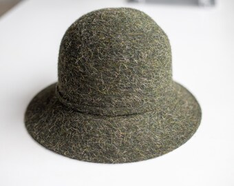 TOUCAN Collection New York Wool Felt Hat with original bow NEW with tags New York Toucan Collection Wool Felt Chocolate Brown Women main image 4