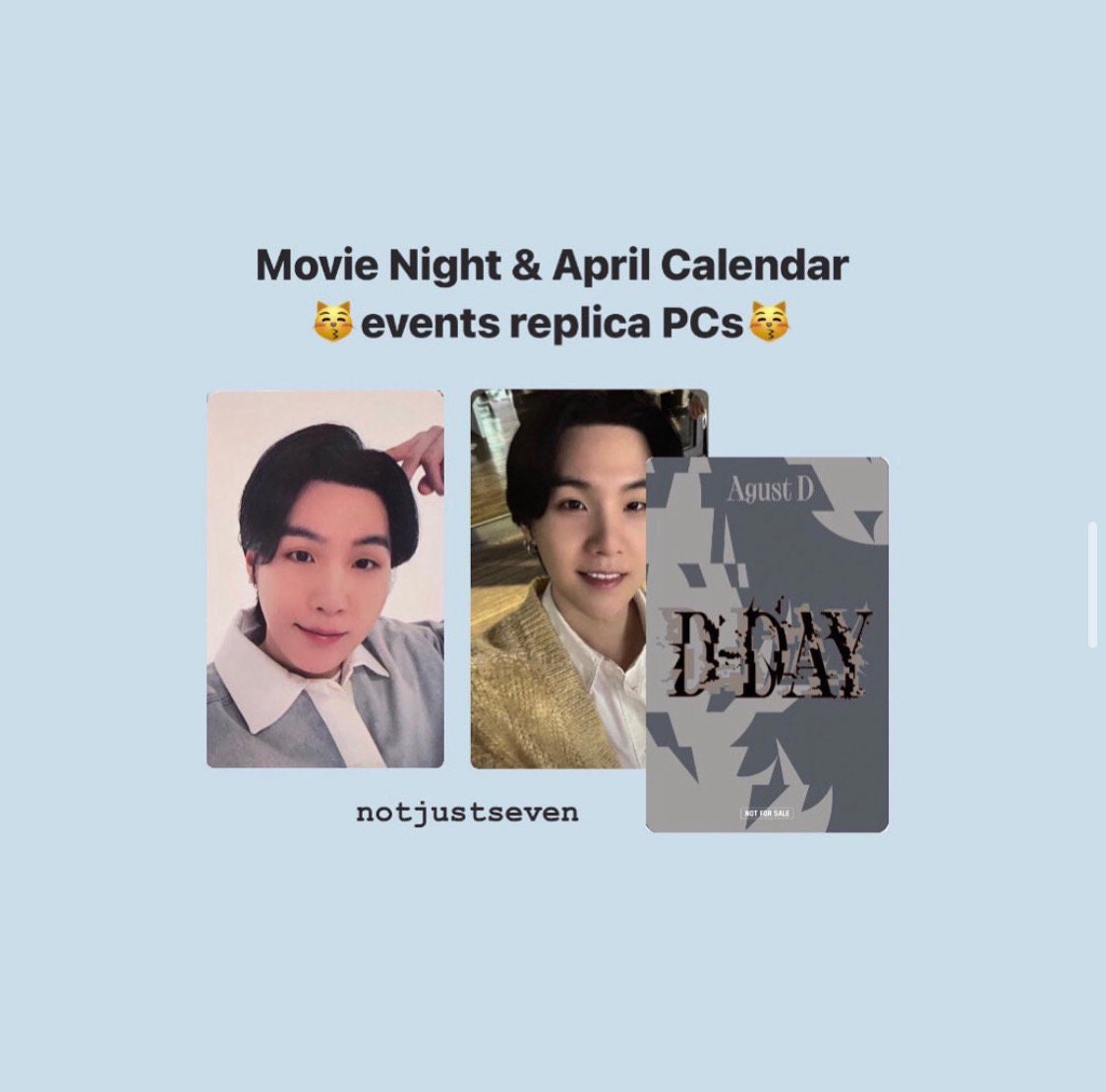 Agust D/suga D-DAY Tour in Japan/ Calendar Event & Movie