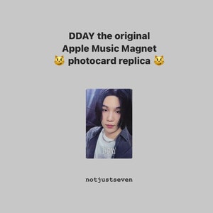 Agust D/Suga D-DAY the Original Tour DVD Apple Music Benefit BTS Photocard