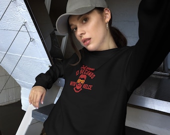 Sudadera de los Kansas City Chiefs, cuello redondo de fan de Travis Kelce