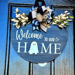 Interchangeable Sign For Front Door, Seasonal Door Hanger, Front Door Decor, Farmhouse Wreath, Everyday Door Sign