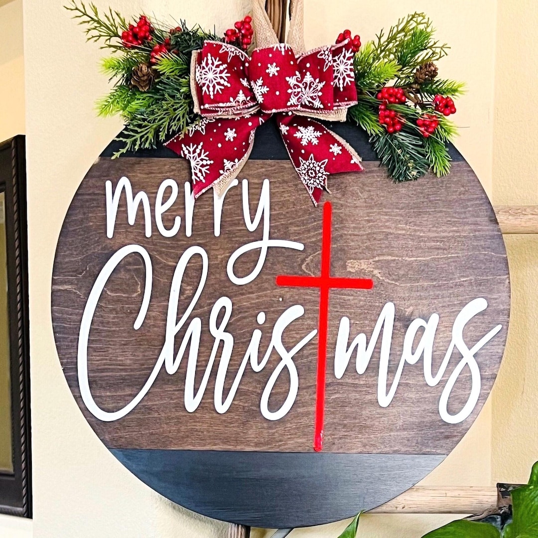 Christmas Religious Door Banner Decorations