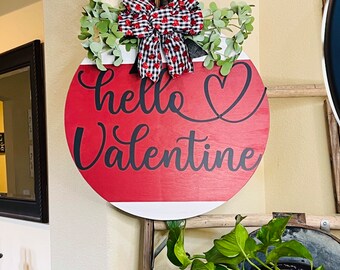 Ghirlande di San Valentino a forma di cuore con fiocchi per decorazione di San Valentino, ghirlanda di San Valentino, decorazione per gli amanti degli accessori per feste (rosa, taglia unica