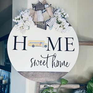 Interchangeable Sign For Front Door, Seasonal Door Hanger, Front Door Decor, Farmhouse Wreath, Everyday Door Sign