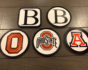 Custom 3D Printed Coasters