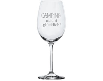 Weinglas Leonardo - Camping macht glücklich