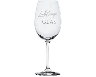 Weinglas Leonardo - Gravur Lieblingsglas