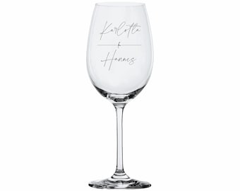 Weinglas Leonardo - Gravur mit deinem ganz persönlichem Wunschtext und Sylt Silhouette