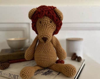 Larry the Lion - Handmade Crochet Lion