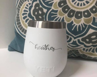 yeti wine tumbler custom