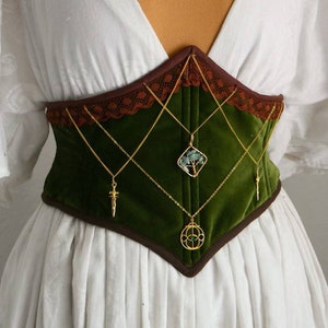 Aelin Galathynius corset belt, Throne of Glass inspired waist corset