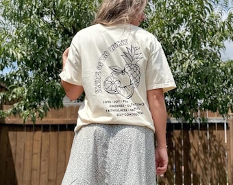 Fruit of the Spirit Shirt | Christian T Shirt | Scripture Shirt | Galatians 5:22