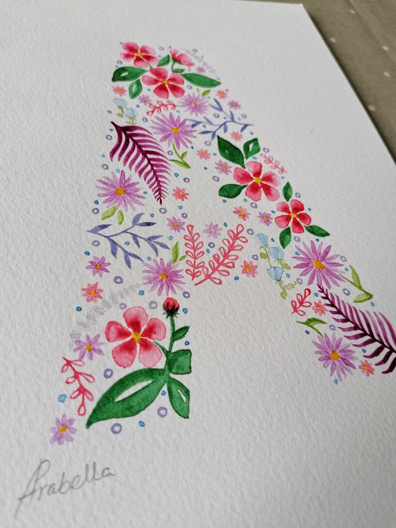 Personalised Letter Painting Etsy