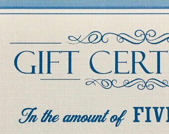 Gift Certificates