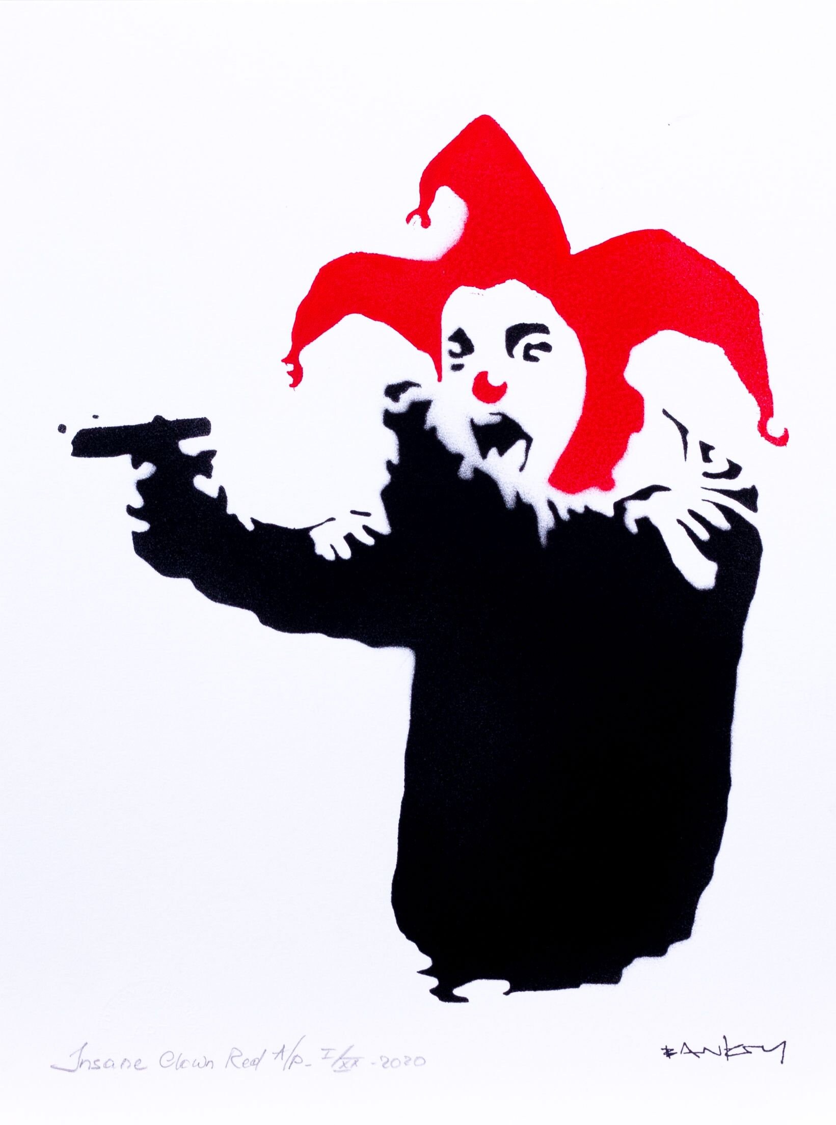 バンクシー ポスター banksy オリジナル Clown KYNE