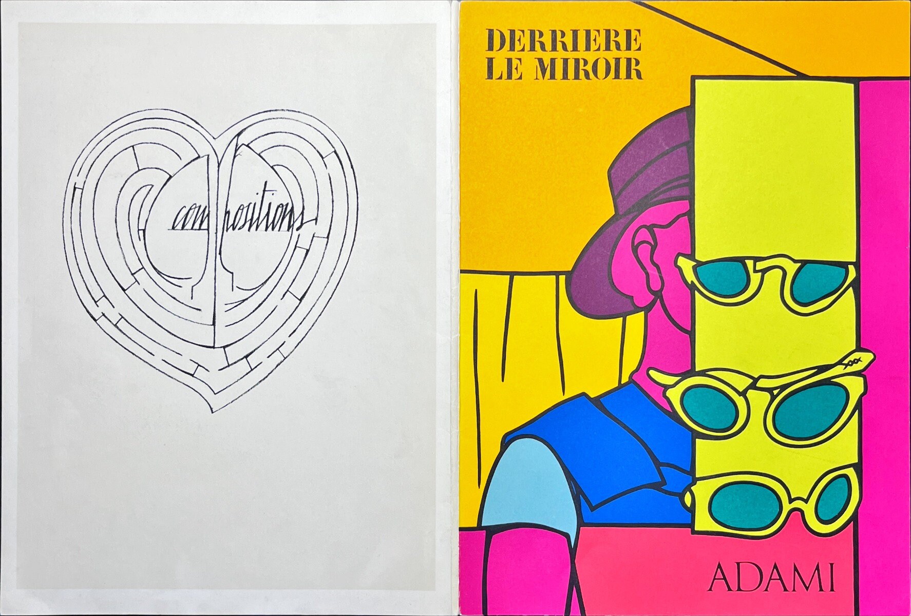 Valerio Adami - Revêtement de protection de Derrière le Miroir n
