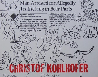 Christof Kohlhofer - Original exhibition poster