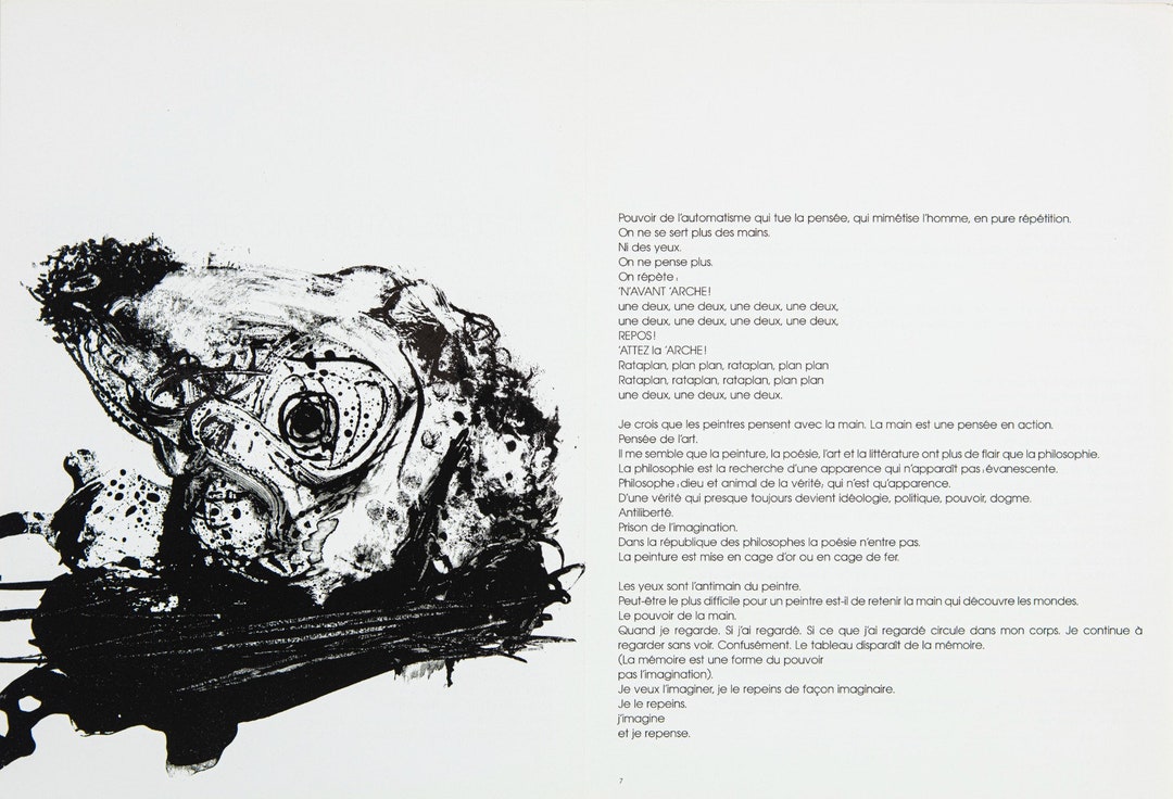Paul Rebeyrolle - Derriere Le Miroir No. 219 - 1976 - Etsy
