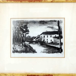 Maurice de Vlaminck - Lithograph - Handsigned
