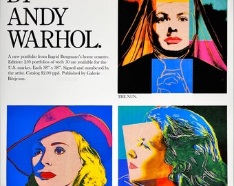 Andy Warhol - Exhibition poster