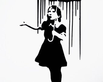 Banksy, after - Stencil / Spray.