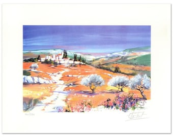 リトグラフ 50/100 サイン入り 絵画　アルバート　ザヴァロ リトグラフ 50/100 サイン入り 絵画 アルバート ザヴァロ