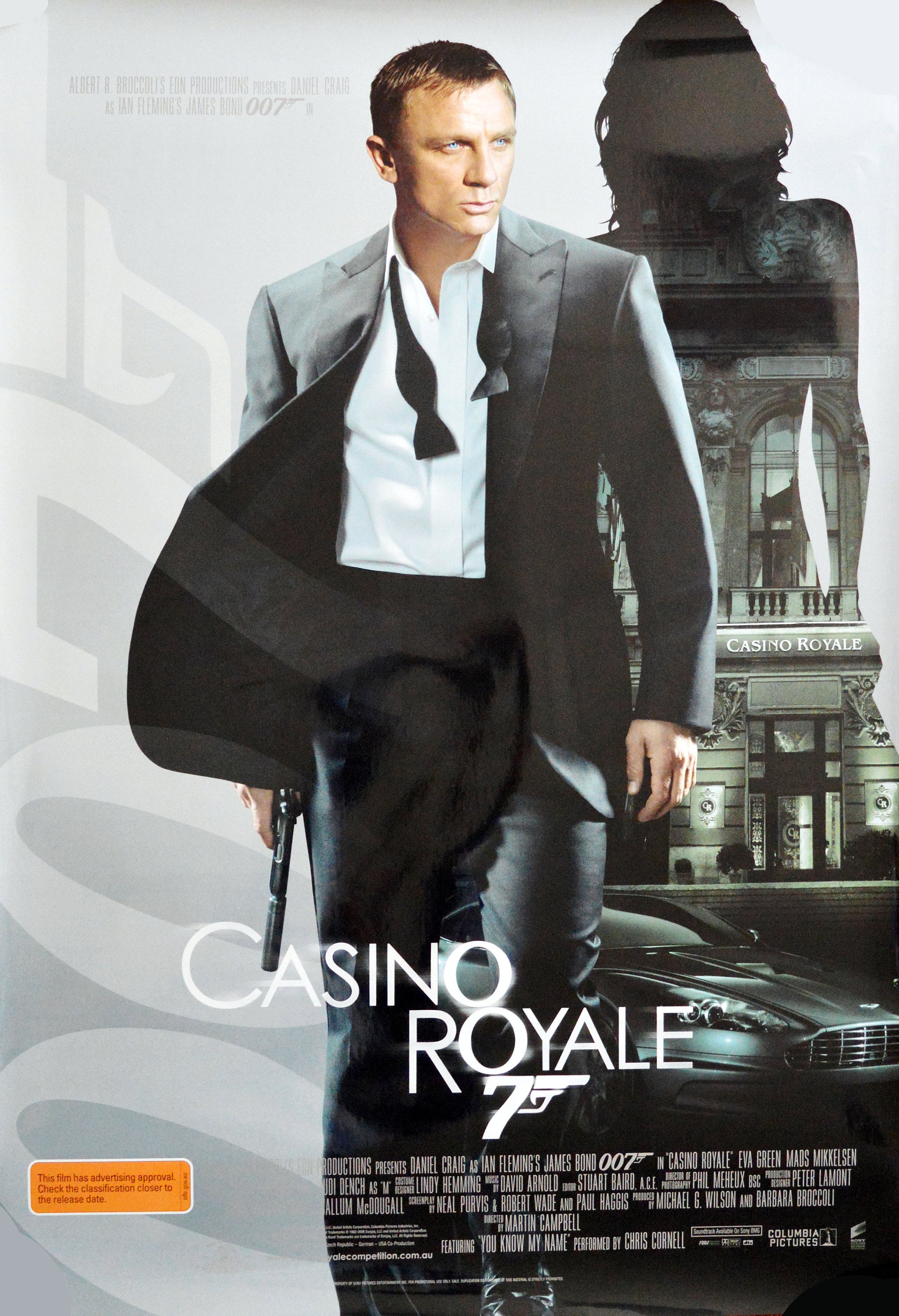Bond James Movie Poster Royale 007 Etsy Denmark
