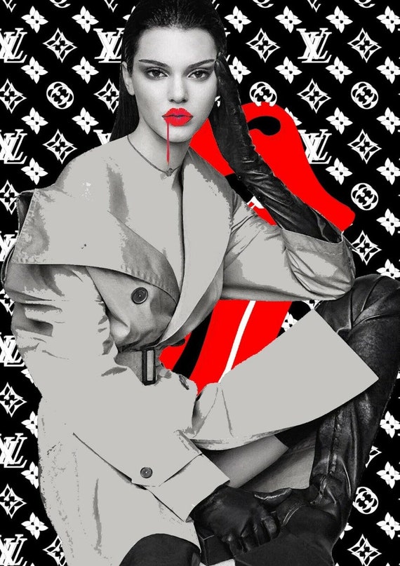 Death nyc ローリングストーンズ　ヴィトンVUITTON Death NYC - Louis Vuitton Girl Rain Coat - Rolling Stones Hand