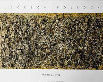 One: Number 31 , 1950 von Jackson Pollock RAR Kunstdruck OVERSIZE 168 x 108 cm Kostenloser Versand - Etsy.de One: Number 31 , 1950 von Jackson Pollock RAR Kunstdruck OVERSIZE 168 x 108 cm Kostenloser Versand - Etsy.de