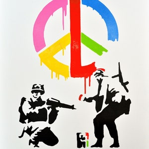 Banksy, after Stencil / Spray. image 1