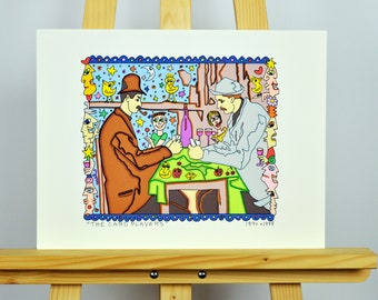 1990 James Rizzi “i'd Rather Be in Philly” Signed and Numbered - Etsy