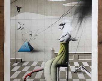 版画 Paul Wunderlich Lithographies Paul Wunderlich, Original Lithograph for sale at Pamono