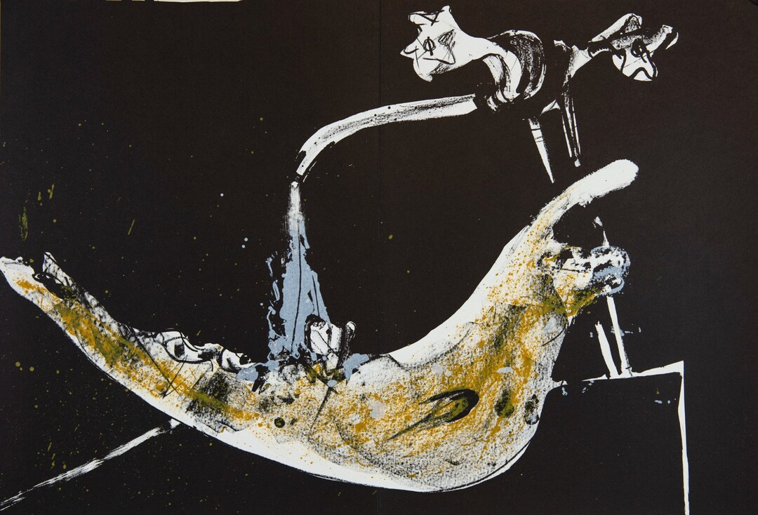 Paul Rebeyrolle - Derriere Le Miroir No. 219 - 1976 - Etsy Israel