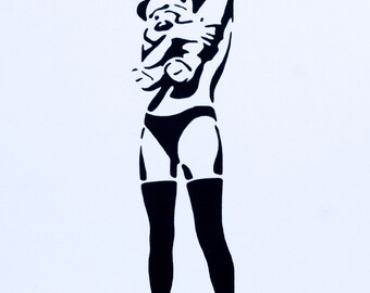 Banksy, after - Stencil / Spray.