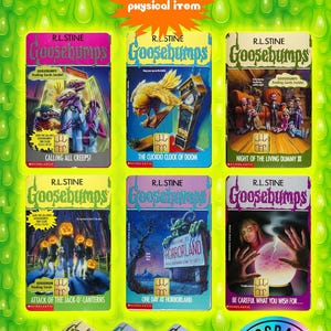 Pegatinas para tarjetas de débito Goosebumps, portada de CUCU
