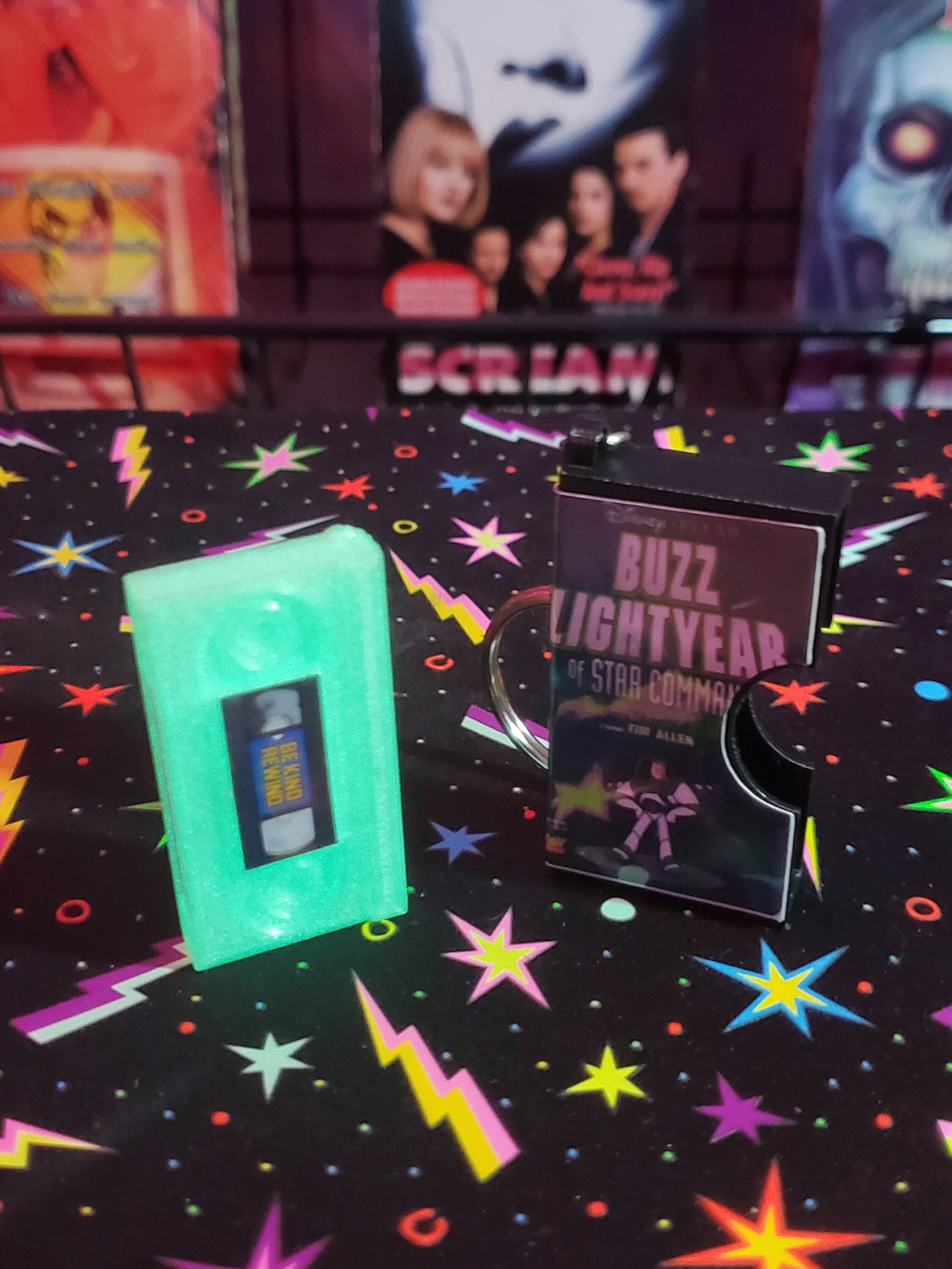 Mini VHS Keychain With Removable Tape Etsy
