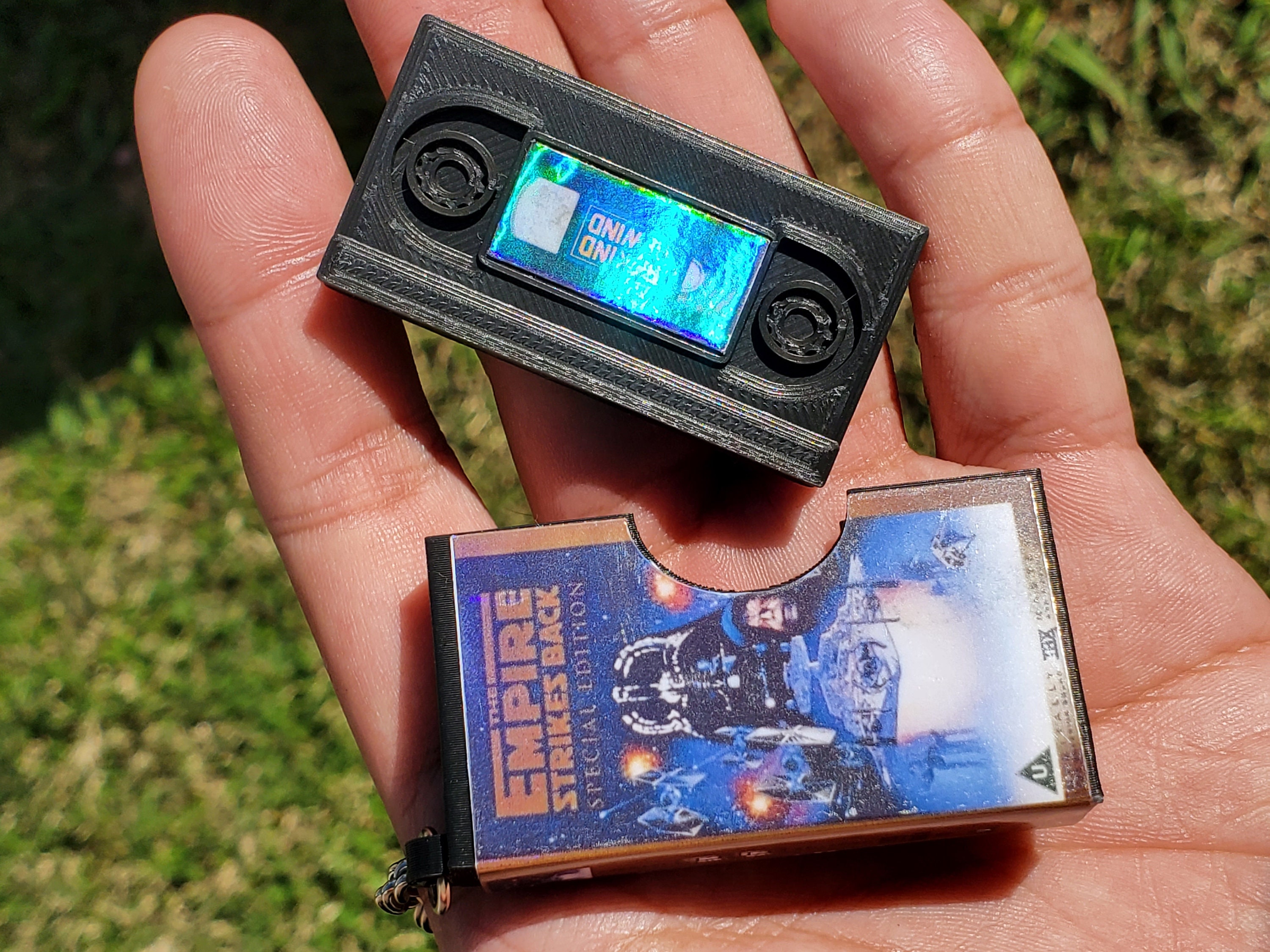 Mini VHS Keychain With Removable Tape Etsy