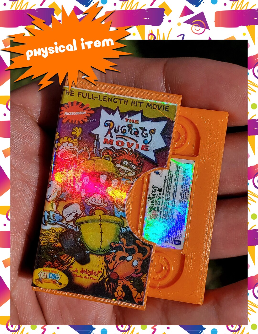 Mini VHS Keychain With Removable Tape Etsy